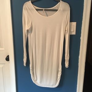42pops Cream Long-sleeved Tunic